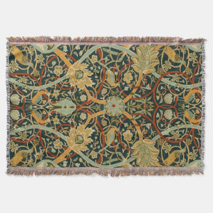 William Morris Skogstäpp Mönster: Vintage Filt