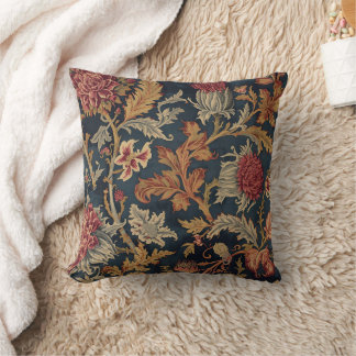 William Morris skotskt tistel vintage blom- Kudde