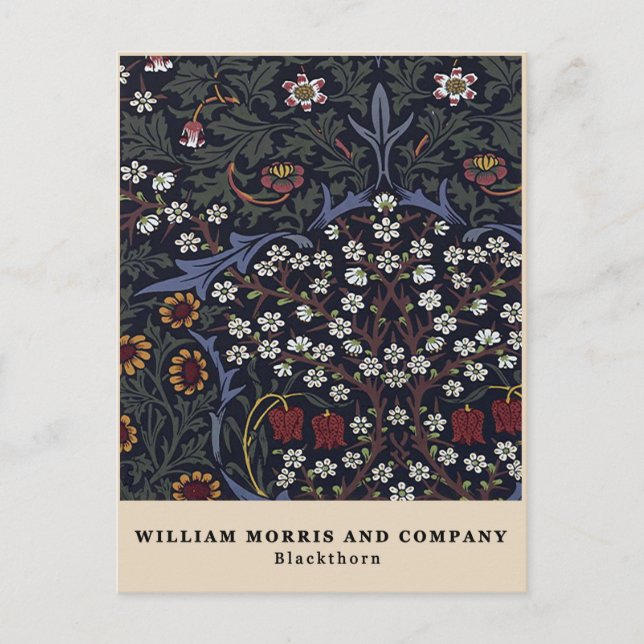 William Morris Slånbär Vykort (Framsida)