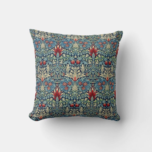 William Morris Snakehead Mönster Dekorativ kudde (Framsida)