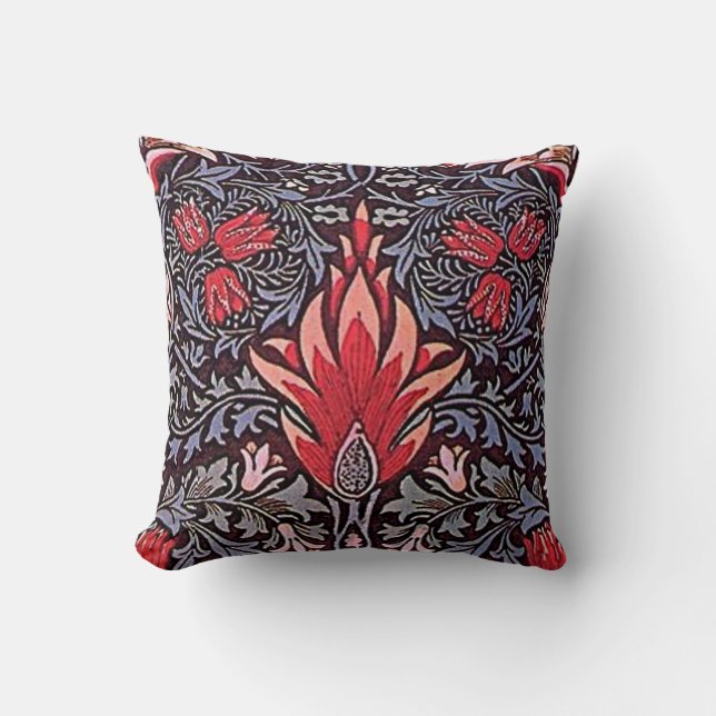 William Morris "Snakehead" - Pillow Kudde (Framsida)