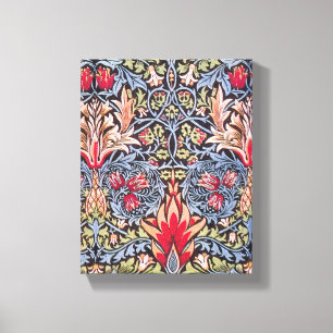 William Morris Snakeshead Blommigt Art nouveau Canvastryck