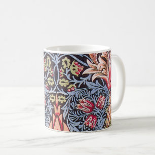 William Morris Snakeshead Blommigt Art nouveau Kaffemugg