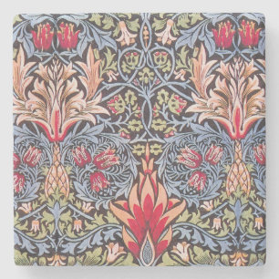 William Morris Snakeshead Blommigt Art nouveau Stenunderlägg