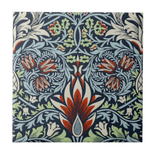 William Morris Snakeshead Blommigt Classic Botanic Kakelplatta