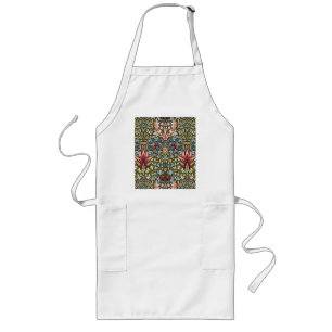 William Morris Snakeshead Blommönster Långt Förkläde