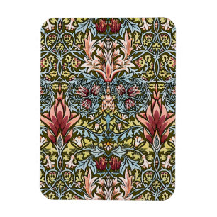 William Morris Snakeshead Blommönster Magnet