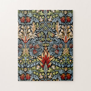 William Morris Snakeshead Blommönster Pussel