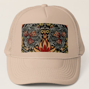 William Morris Snakeshead Blommönster Truckerkeps