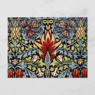 William Morris Snakeshead Blommönster Vykort