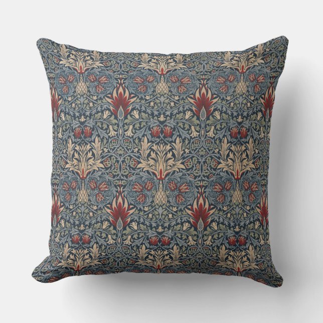 William Morris: Snakeshead Dekorativ kudde (Framsida)