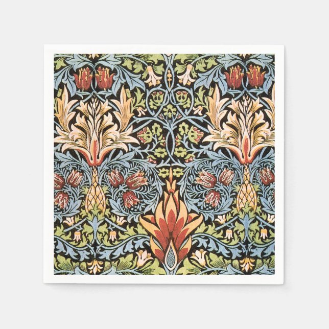 William Morris Snakeshead Design Pappersservett (Framsidan)