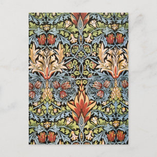 William Morris Snakeshead Design Vykort