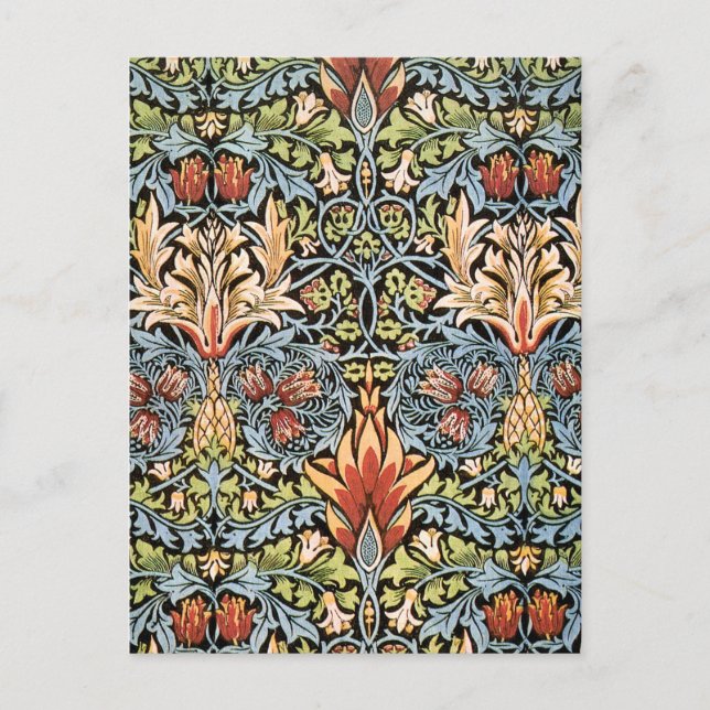 William Morris Snakeshead Design Vykort (Framsida)