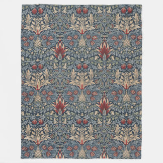 William Morris: Snakeshead Fleece Blanket