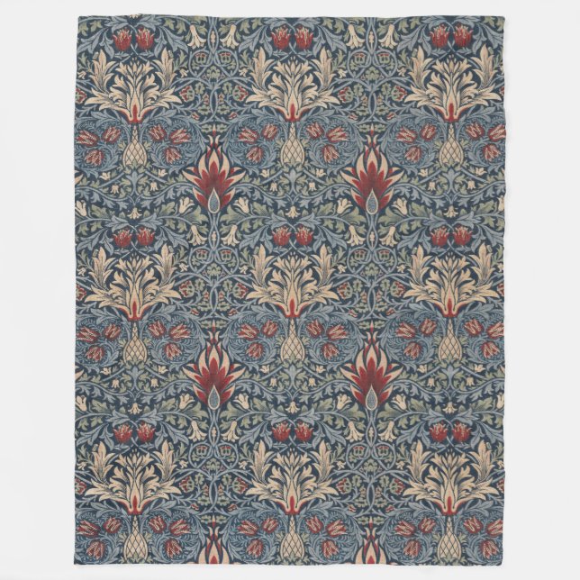 William Morris: Snakeshead Fleece Blanket (Framsidan)