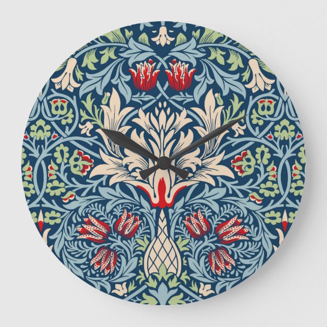 William Morris Snakeshead Fritillary Blommigt Desi Stor Klocka (Framsida)