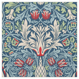 William Morris Snakeshead Fritillary Blommigt Desi Tyg