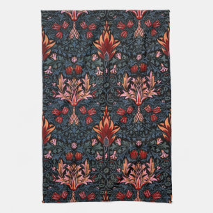 William Morris Snakeshead Mörk Mönster Kökshandduk