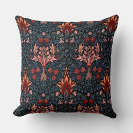 William Morris Snakeshead Mörk Mönster Kudde