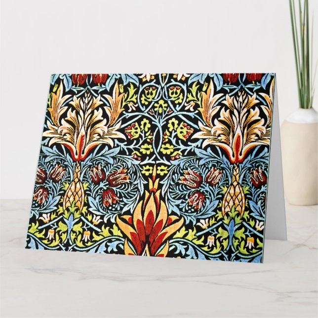 William Morris - Snakeshead Tack Kort (Framsida)