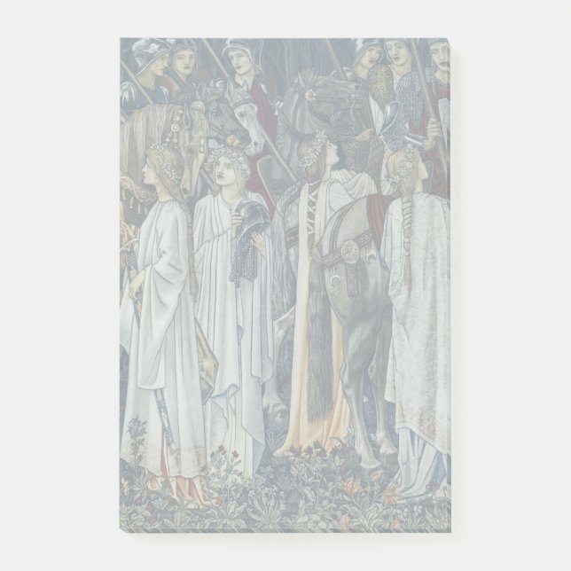 William Morris Sökandet efter den Heliga Graal: Sk Post-it Block (Framsida)