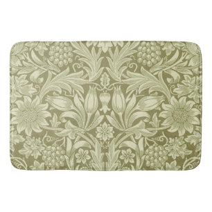 William Morris Solros Grönt Flower Badrumsmatta