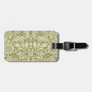 William Morris Solros Grönt Flower Bagagebricka