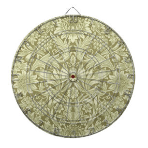 William Morris Solros Grönt Flower Darttavla