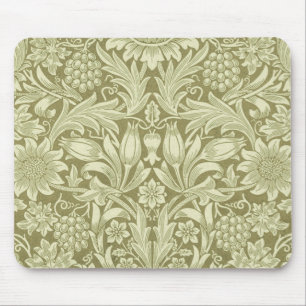 William Morris Solros Grönt Flower Musmatta