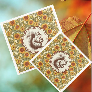 William Morris Solros Squirrel Pappersservett