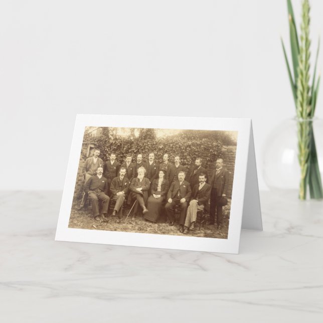 William Morris som fotograferas med bemanna på Kel Kort (Framsida)