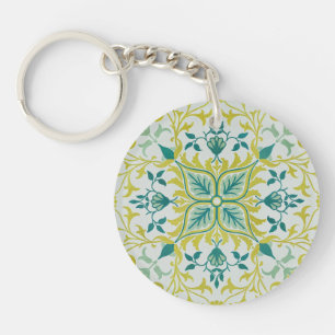 William Morris Sömlöst Tak Limegrönt Mönster