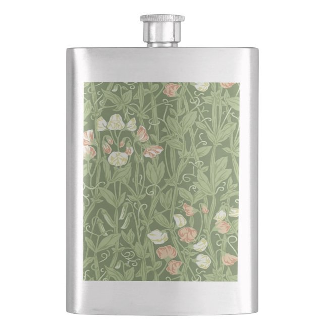 William Morris Sötärtsmönster Vintage Botanisk Fickplunta (Framsidan)