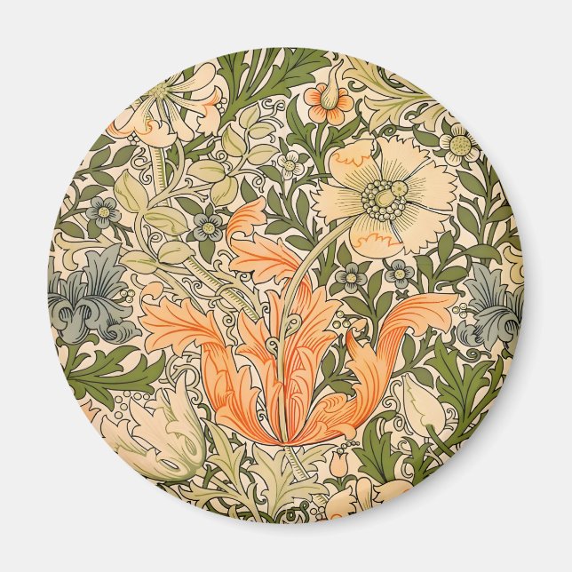 William Morris Spring Compton Blomsterfestival Magnet (Framsidan)