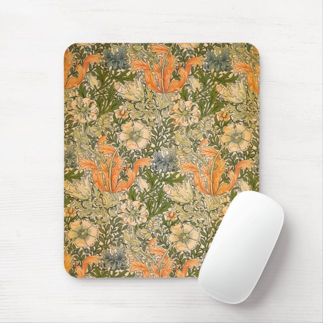 William Morris Spring Compton Blomsterfestival Musmatta (Med mus)