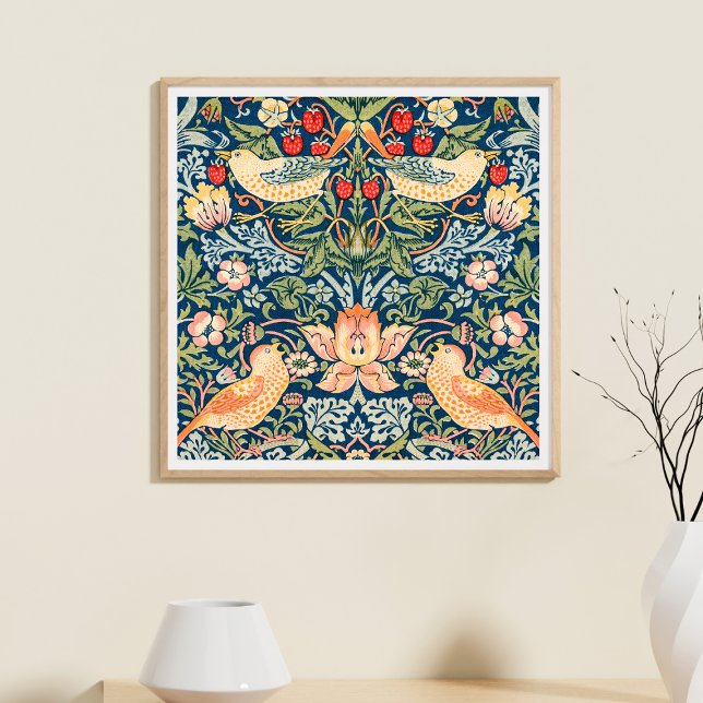 William Morris Square poster Strawberry (Skapare uppladdad)