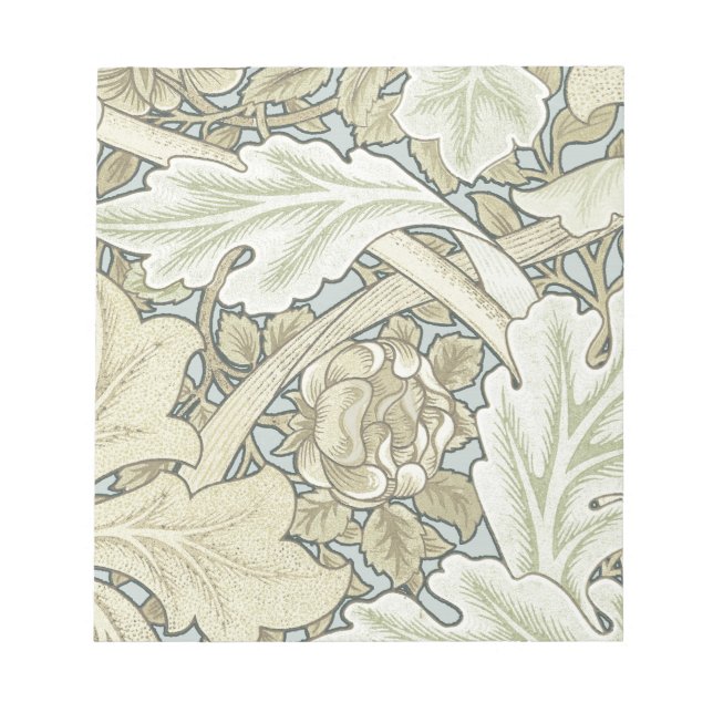 William Morris St James Acanthus Tapet Anteckningsblock (Framsida)