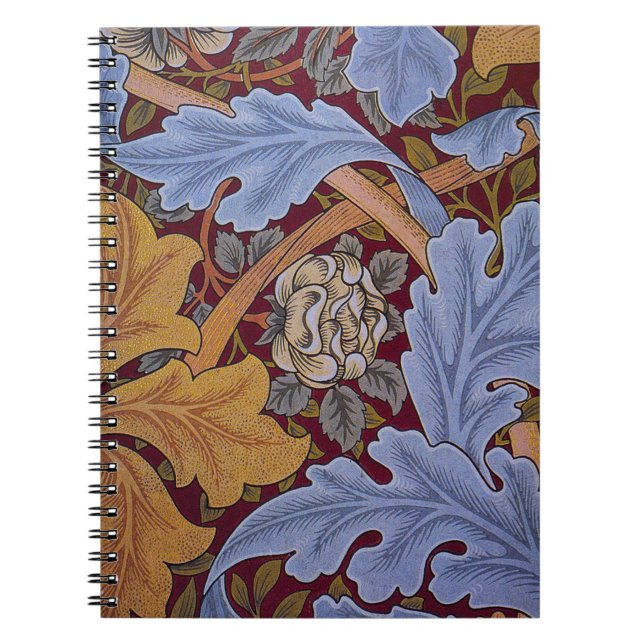 William Morris St James Acanthus Tapet Anteckningsbok (Framsidan)