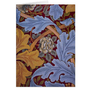 William Morris St James Acanthus Tapet Hälsningskort