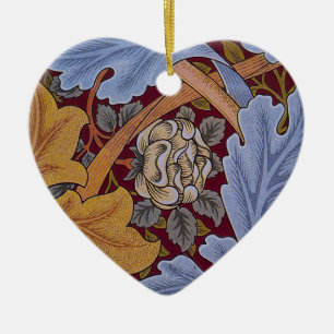 William Morris St James Acanthus Tapet Julgransprydnad Keramik