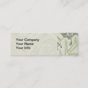 William Morris St James Acanthus Tapet Mini Visitkort