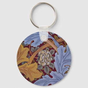 William Morris St James Acanthus Tapet Nyckelring