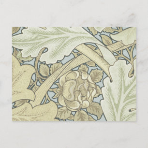 William Morris St James Acanthus Tapet Vykort