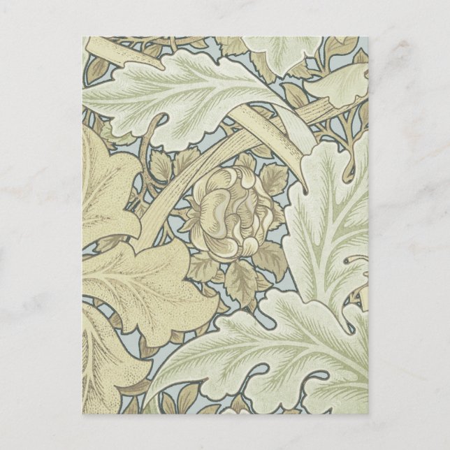 William Morris St James Acanthus Tapet Vykort (Framsida)