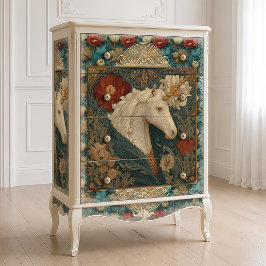 William Morris stil Art Nouveau Enhörning