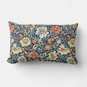 William Morris stil blom- akantus mönster Lumbarkudde