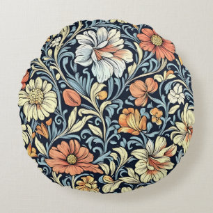 William Morris stil blom- akantus mönster Rund Kudde