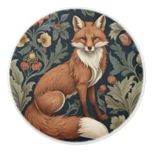 William Morris stil Blommigt Höger Facing Fox Knopp