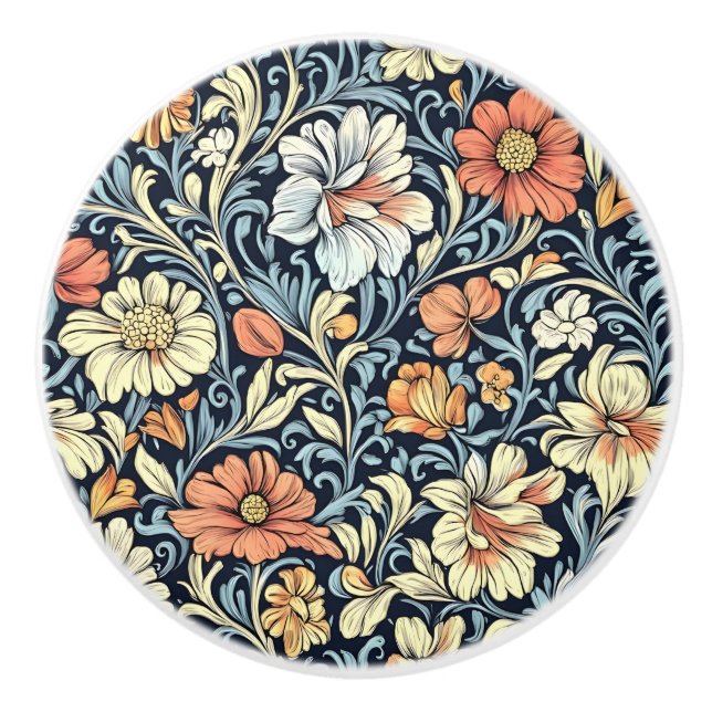 William Morris stil blomsterakantus mönster Knopp (Framsidan)